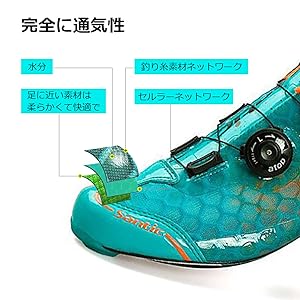 ロードバイク サイクリングシューズsantic 25.0 カーボン Amazon | Santic サイクリングシューズ ロードバイクシューズ