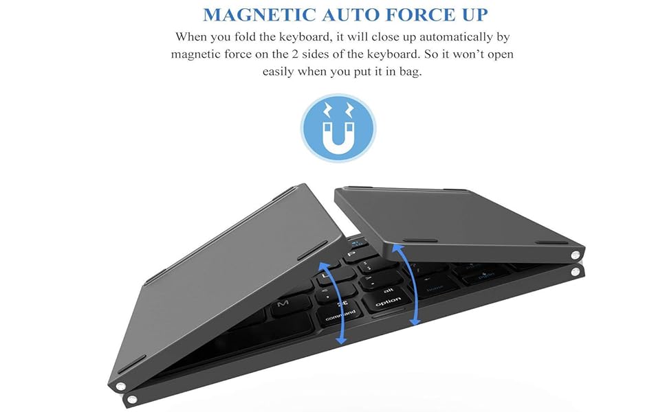 Amazon.in Buy Saco Foldable Bluetooth Keyboard with Touchpad Pocket