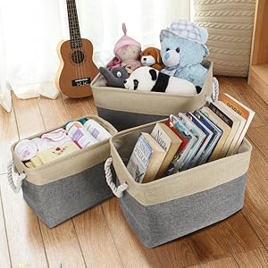 long baskets for storage, rope basket for storage, basket for cloth storage, baby storage basket