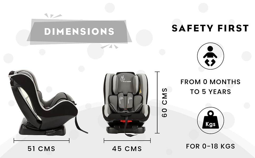 Buy R for Rabbit Convertible Baby Car Seat Jack N Jill ECE R44/04