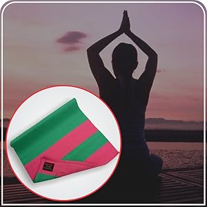 NETTIE Supreme Anti-Skid: Organic Rubber Base Handloom Cotton Yoga mat