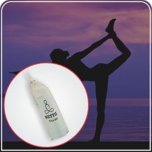 NETTIE Supreme Anti-Skid: Organic Rubber Base Handloom Cotton Yoga mat