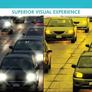 Vast UV Protected Night Vision Wrap Around Unisex Sunglasses (PREMIUM_NT_BLACK_YELLOW_C2|60|yellow)