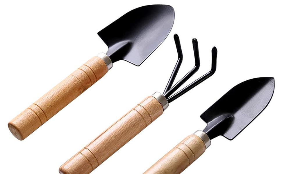 Style Eva 3 Piece Mini Garden Tool Set Gardening Shovels, Spade, Rale