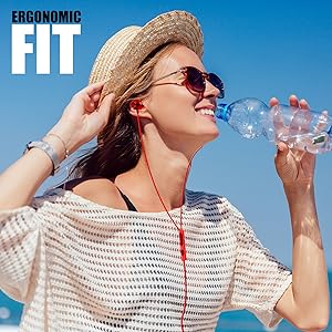 ergonomic earphones comfort fit earphones in-ear earphones