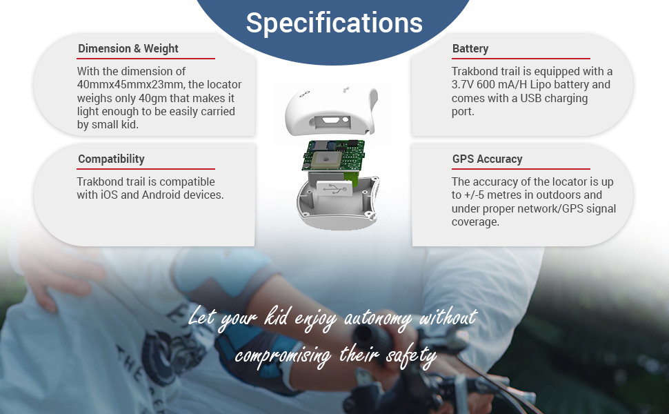 Technical Specifications of Trakbond Trail