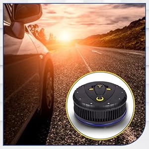 Michelin 12260 Hi-Power Tyre Inflator with Detachable Digital Tyre Pressure Gauge (Black).