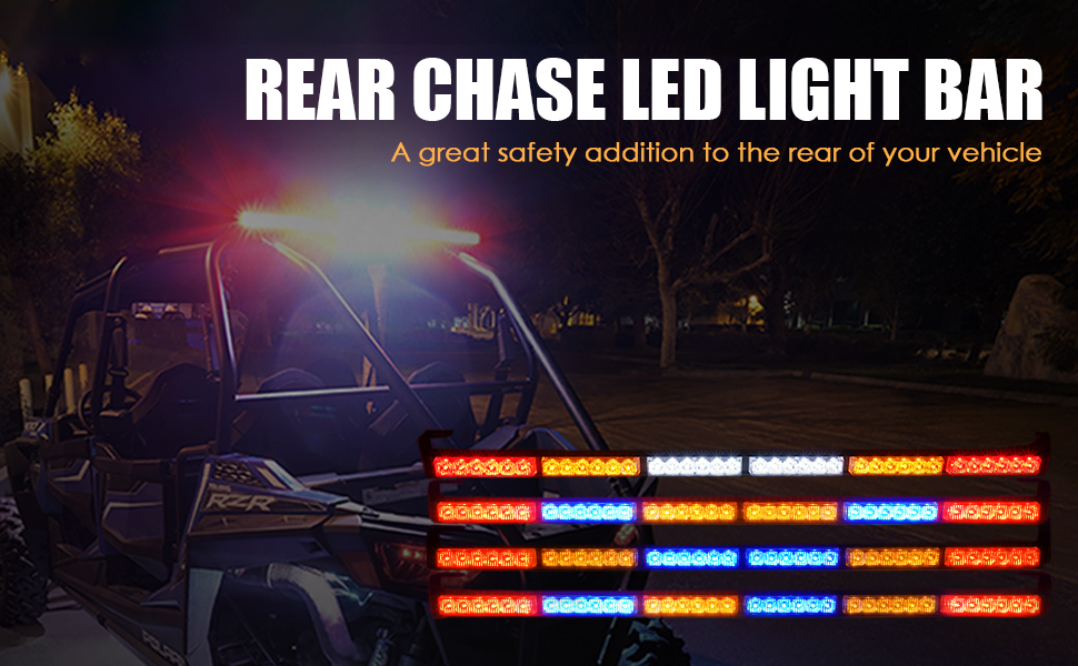 Utv rear chase lights Clearance