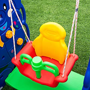 Toddler Climber and Swing Set Basketball Hoop Playset