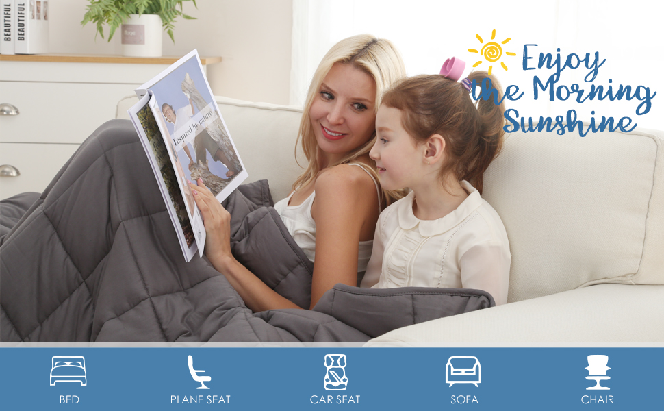 Artoid Conch Comfortable Sleep Weighted Blanket 20lbs, 60''x80