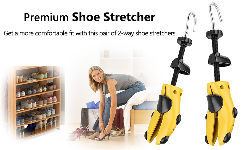 Shoe Stretcher 4way Shoe Widener Expander Length and Width for Wide