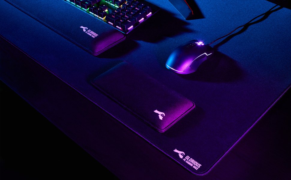 Glorious Gaming Mouse Wrist Pad/Rest Stitched Edges, Ergonomic, Foam