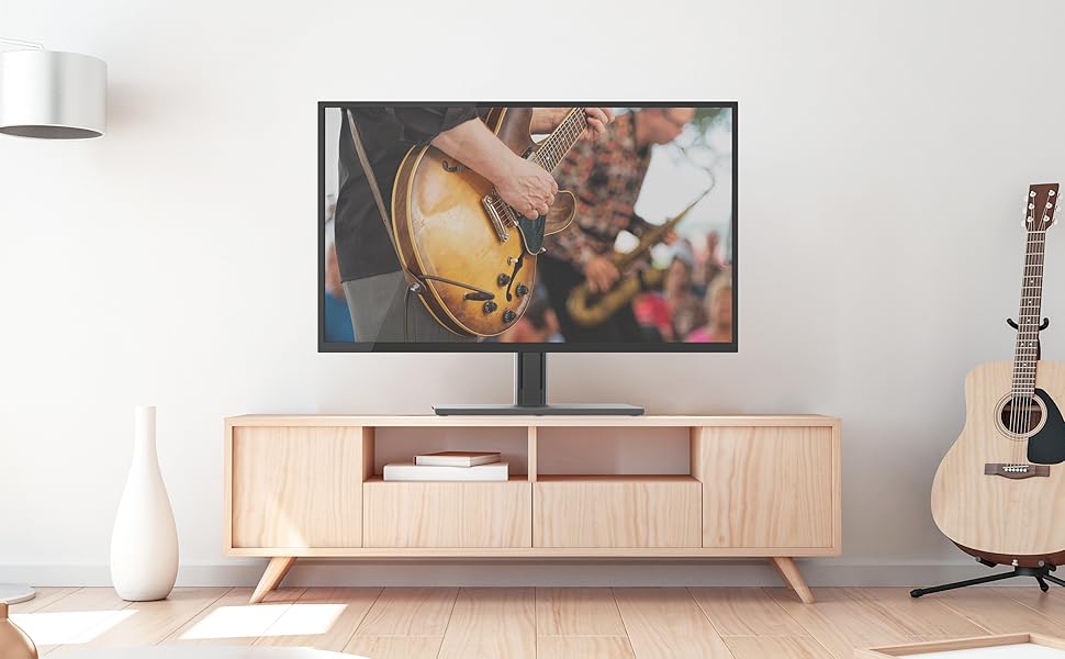 Kanto TTS100 Tabletop TV Stand for 37 inch to 60 inch Flat Panel TVs