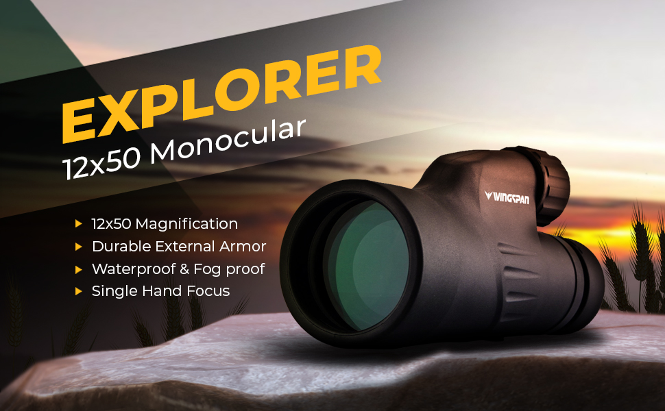 Binoculars & Scopes Monoculars Wingspan Optics Explorer High Powered