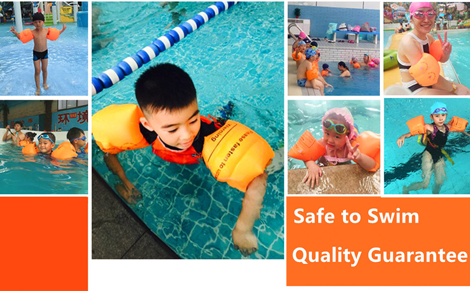 Wowelife Arm Floaties Inflatable Swim Arm Bands Floater Sleeves