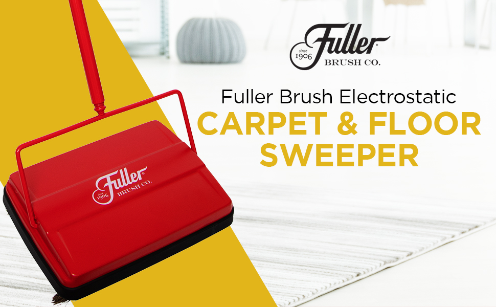 Fuller Brush 17029 Electrostatic Carpet & Floor Sweeper 9" Cleaning