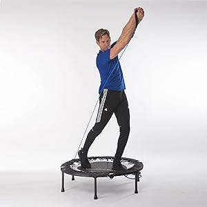 rebounding, mini trampoline, adult fitness, strength and conditioning, home workouts
