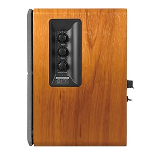 R1280DB wood speakers music audio sound bass remote RCA AUX remote classic