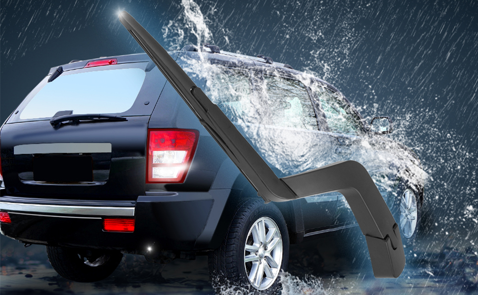 X AUTOHAUX Rear Windshield Wiper Blade Arm Set for GMC Acadia 0712 for