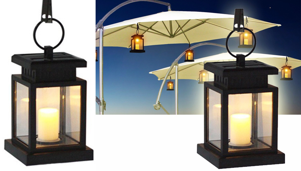 Lot de 8 lanternes solaires d'extérieur à suspendre décoratives