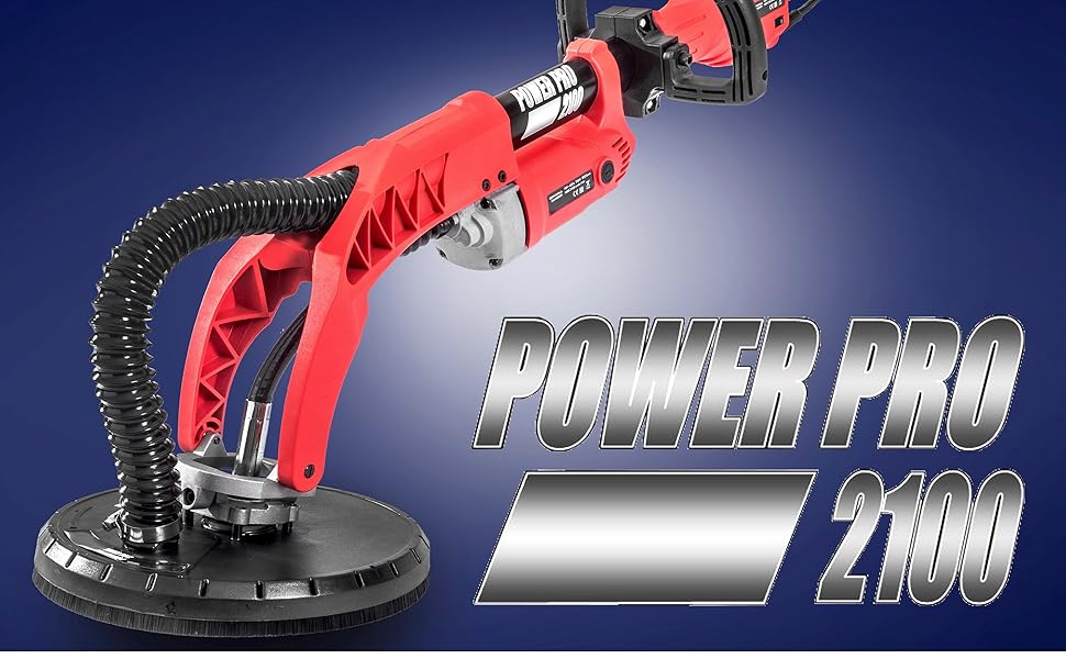 POWER PRO 2100 Electric Drywall Sander Variable Speed 10002100rpm