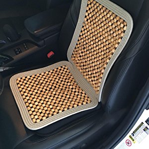 Natrual Wood Beaded Seat Cushion Zone Tech Premium Quality Car
