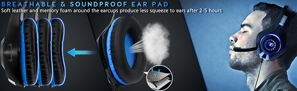 gaming headset with microphone