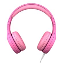 Pink Connect+ Pro is a beautifully designed over-the-ear volume limited headphones for kids/children