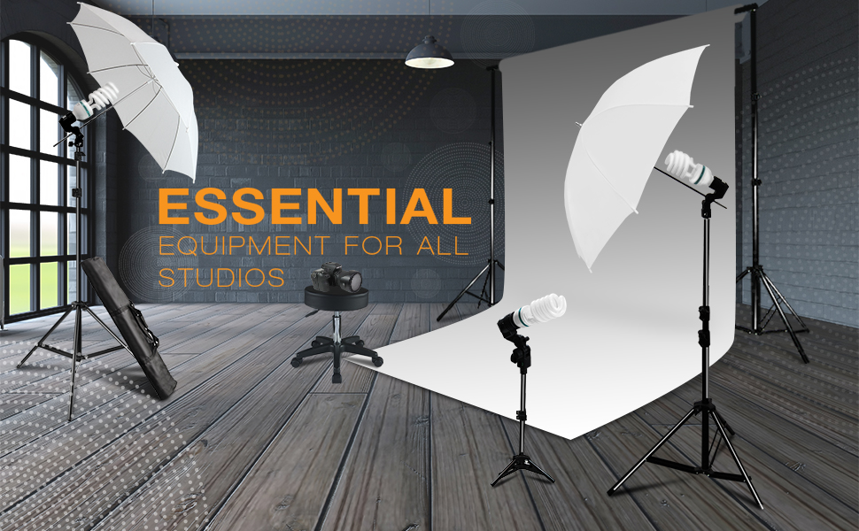 Photography Photo Portrait Studio 600W Day Light Umbrella Continuous