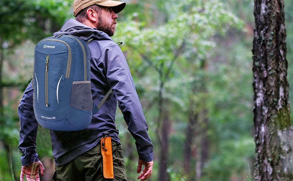 ZOMAKE Ultra Lightweight Packable Backpack, 25L Small Water Resistant