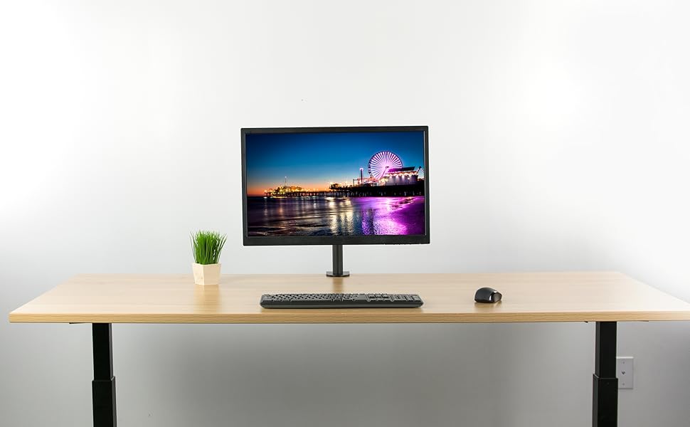 VIVO Single LCD Monitor Desk Mount Stand Fully Adjustable/Tilt