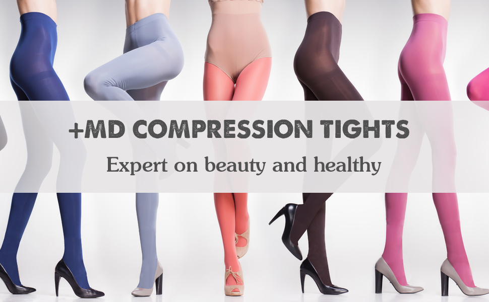 MD 815mmHg Women's Comfy Compression Pantyhose Medical Quality Ladies Support Stocking BlackS