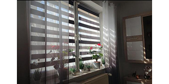 Woltu Tenda A Rullo Doppio Oscurante Per Interni Senza Foratura Avvolgibile Bianco+grigio+antracite 80x150 Cm 21 d