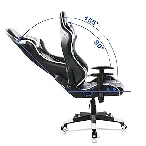 WOLTU Sedia Da Gaming Ergonomica Poltrona Da Gioco Regolabili Per Studio Ufficio Rosso 18 SEDIA GAMING