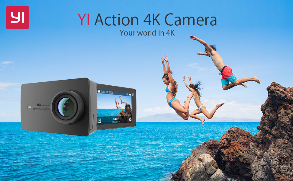 YI 4K Action Camera 4K / 30fps Videoregistrazione da 12 MP ActionCam