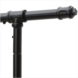 Appendiabiti in Stile Industriale con Rotelle