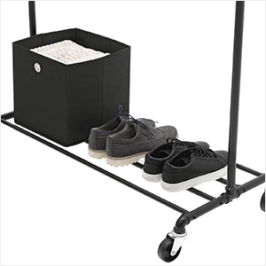 Appendiabiti in Stile Industriale con Rotelle