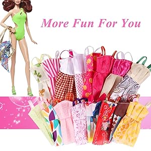 accessori barbie vestiti e scarpe
