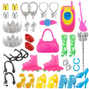 accessori barbie vestiti e scarpe