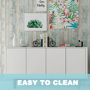 Hode Blu Carta Adesiva Per Mobili Legno 30x300cm Autoadesivo Rimovibile Peel And Stick Carta Da Parati Decorativa Murale Legno Pellicola Lasciare