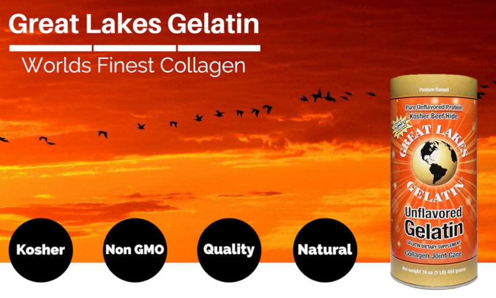 Great Lakes Gelatin, Certified Paleo Friendly, Beef Gelatin