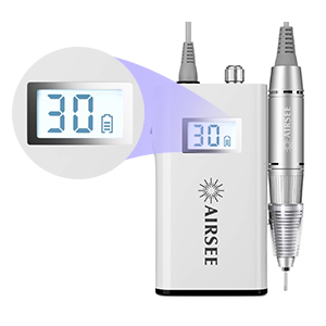 Nail drill with SMART LCD screen