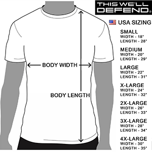 This We'll Defend Sizing