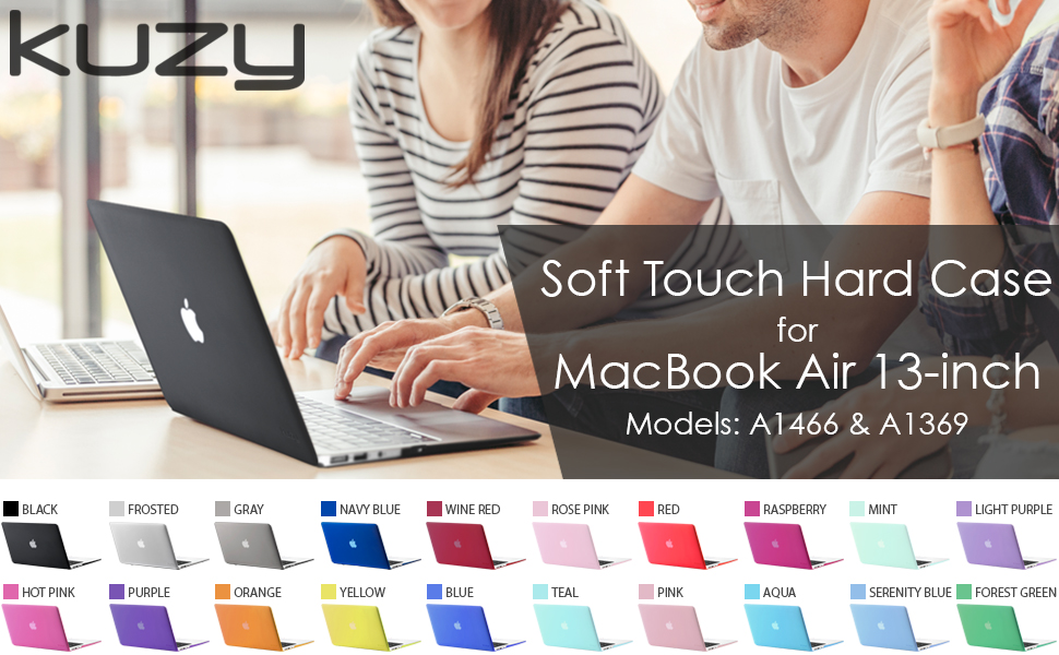 Kuzy Compatible with MacBook Air 13 inch Case 2017 2015