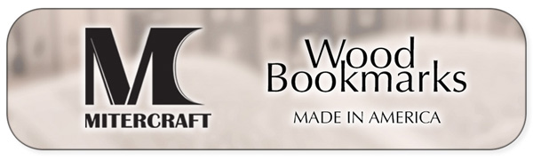 Mitercraft Wood Bookmarks