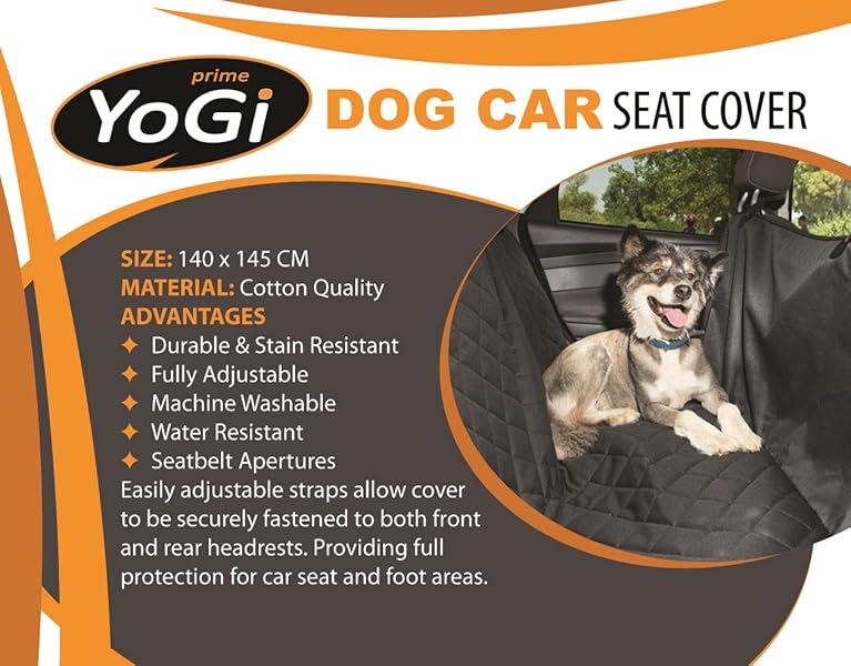 Amazon Com Yogi Prime Dog Car Seat Cover For Large Dogs