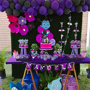 Partywoo Black And Purple Balloons 40 Pcs 12 Inch Purple Balloons
