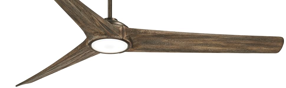 Minka Aire F847l Hbz Aw Timber 84 Smart Ceiling Fan With Led