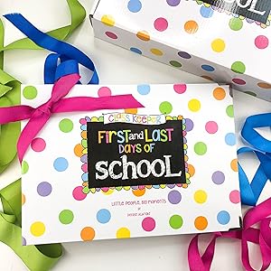 Class Keeper School Days Memory Keepsake Album Binder Pastel Dots Primary Stripes