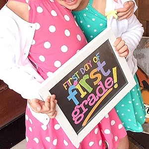 Class Keeper School Days Memory Keepsake Album Binder Pastel Dots Primary Stripes